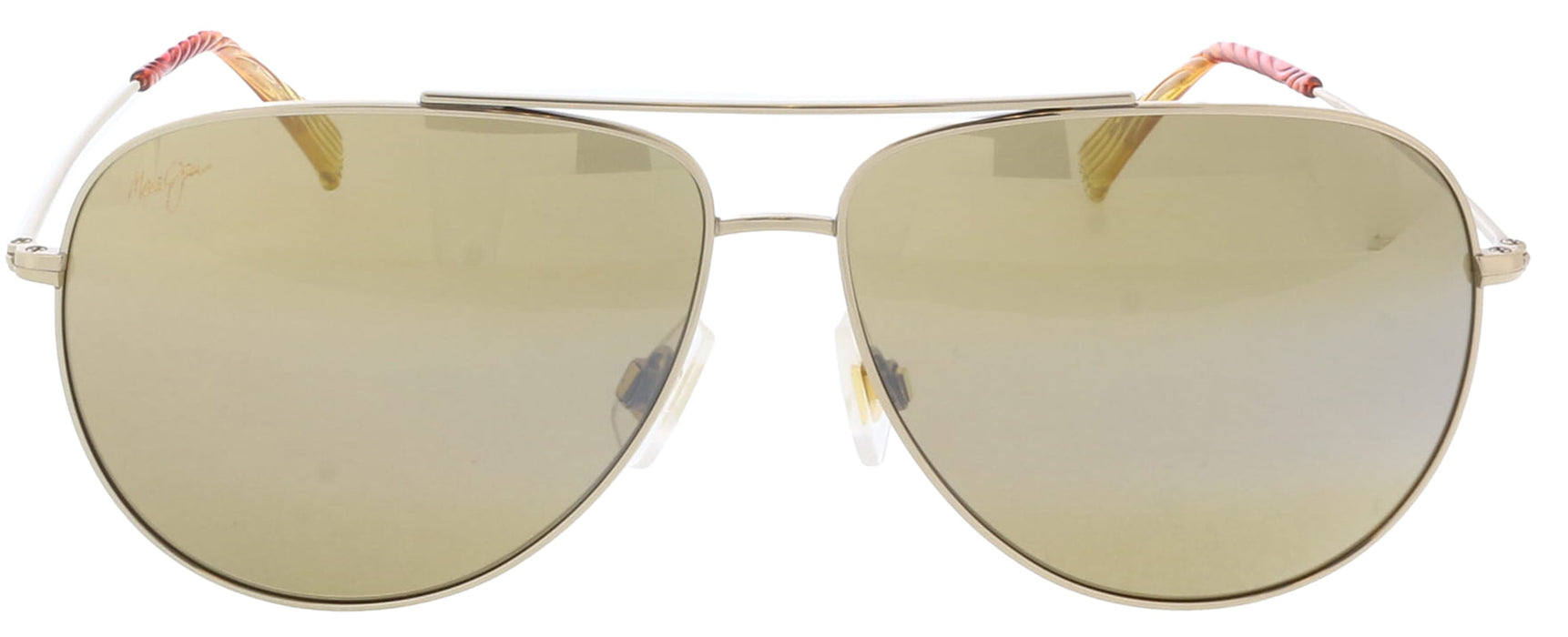 Maui Jim MJ0674S-004 Island-Inspired Gold Aviator Bronze Sunglasses