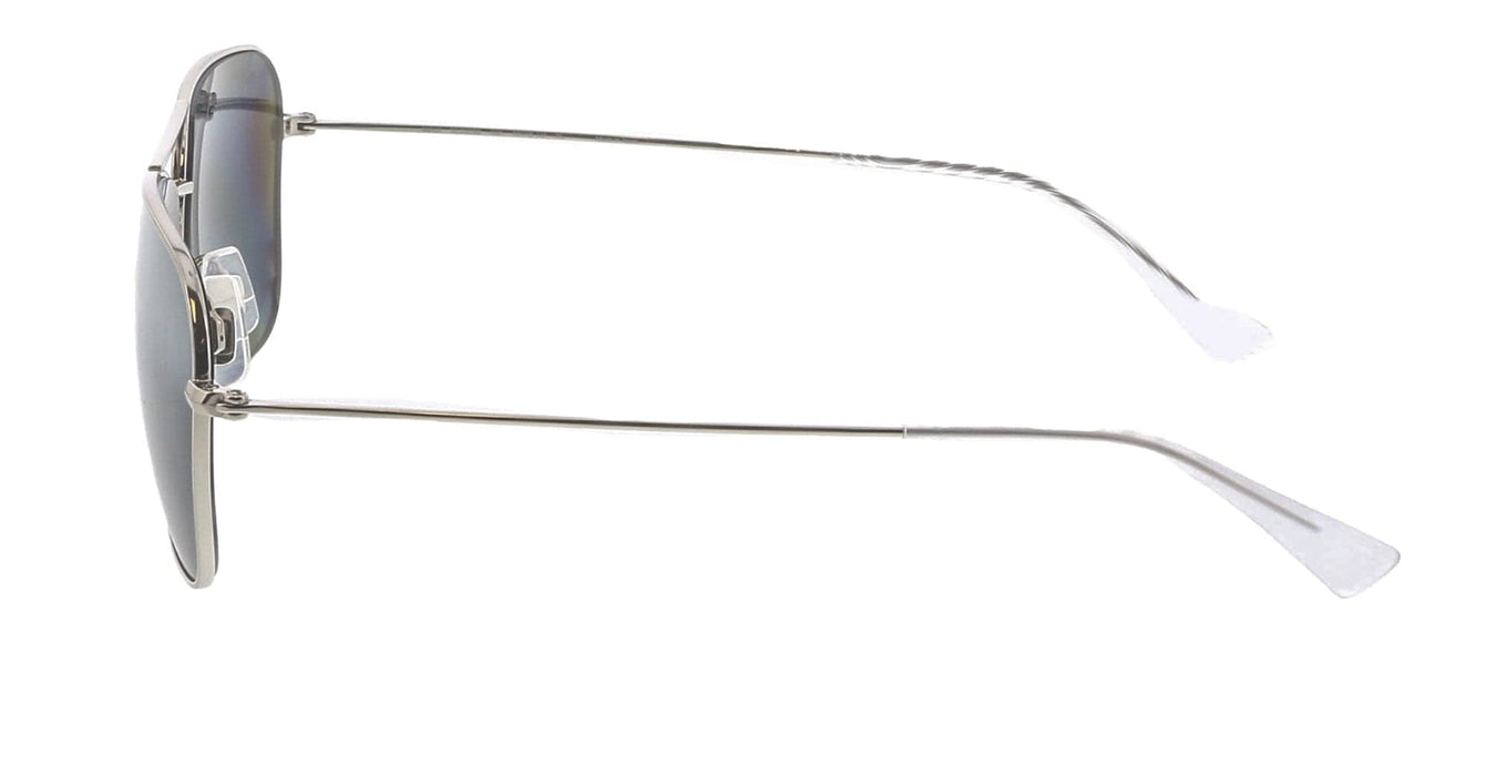 Maui Jim MJ0675S-001 Sleek Silver Aviator Gradient Grey Polarized