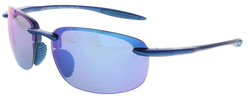 Maui Jim MJ0676S-003 Sleek Blue Rimless Sports Sunglasses