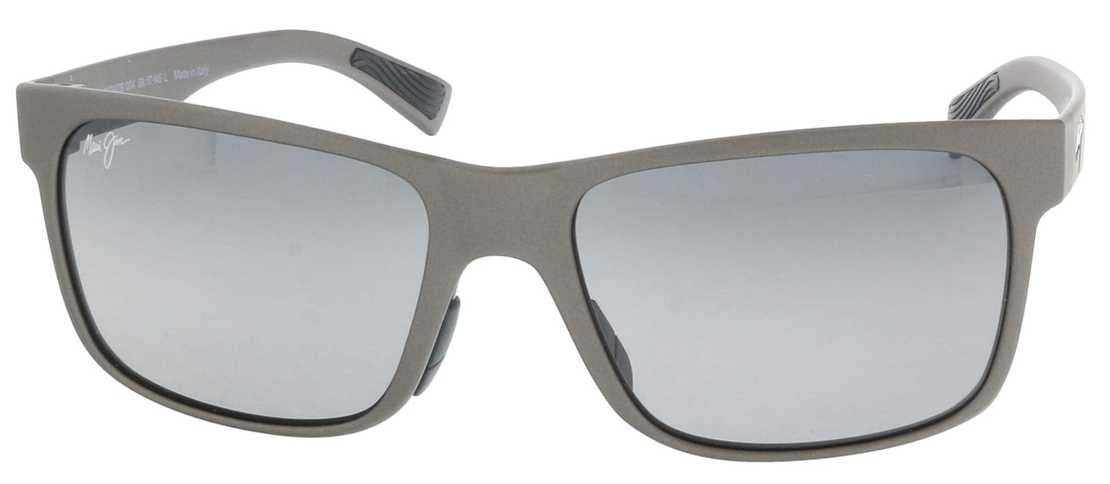Maui Jim MJ0683S-004 Charcoal Matte Square Sunglasses Polarized Grey Lenses