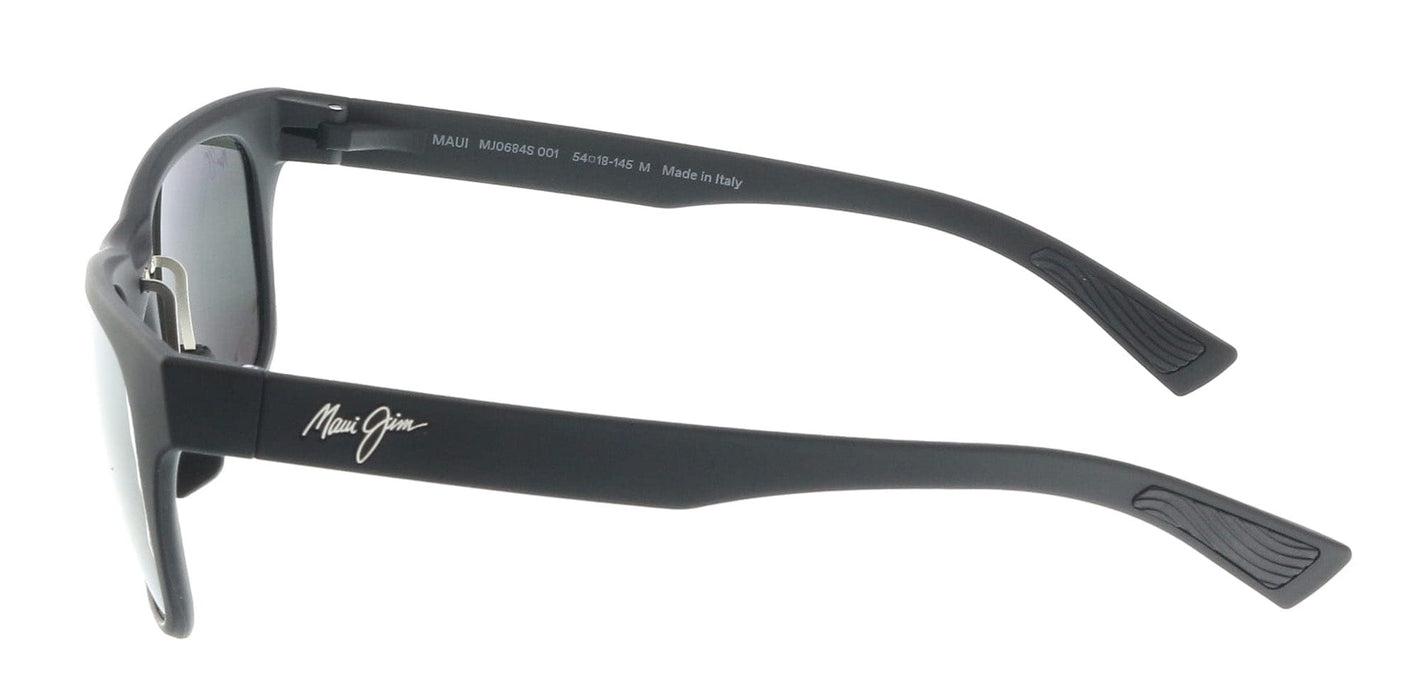 Maui Jim MJ0684S-001 Classic Black Square Grey Gradient Mirror