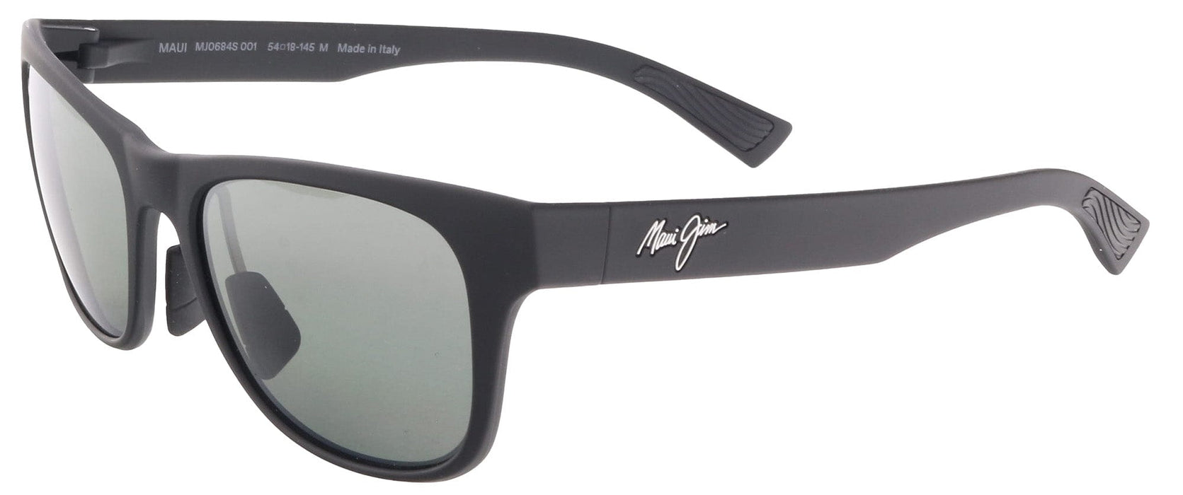 Maui Jim MJ0684S-001 Classic Black Square Grey Gradient Mirror