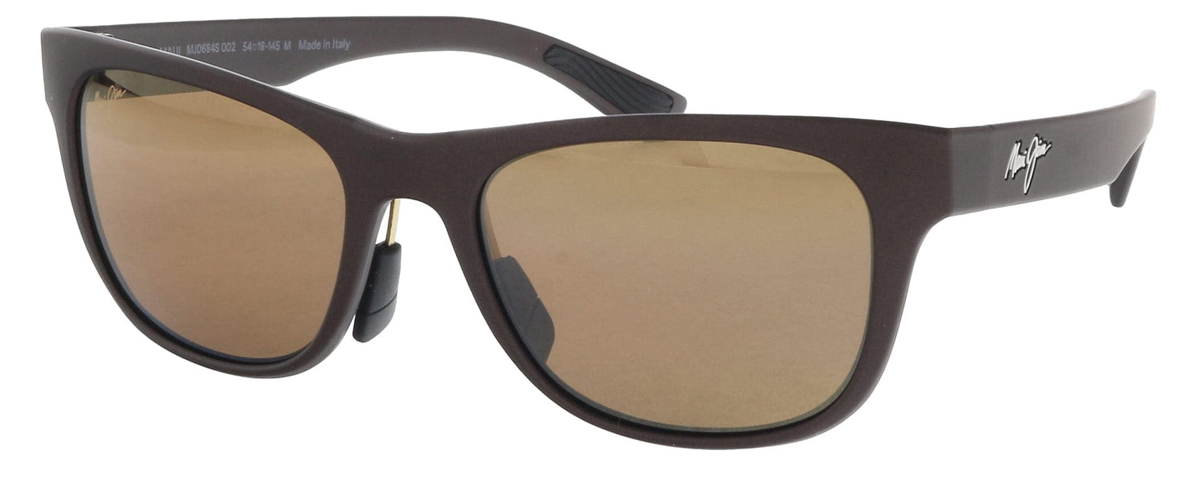 Maui Jim MJ0684S-002 Matte Brown Square Bronze SuperThin