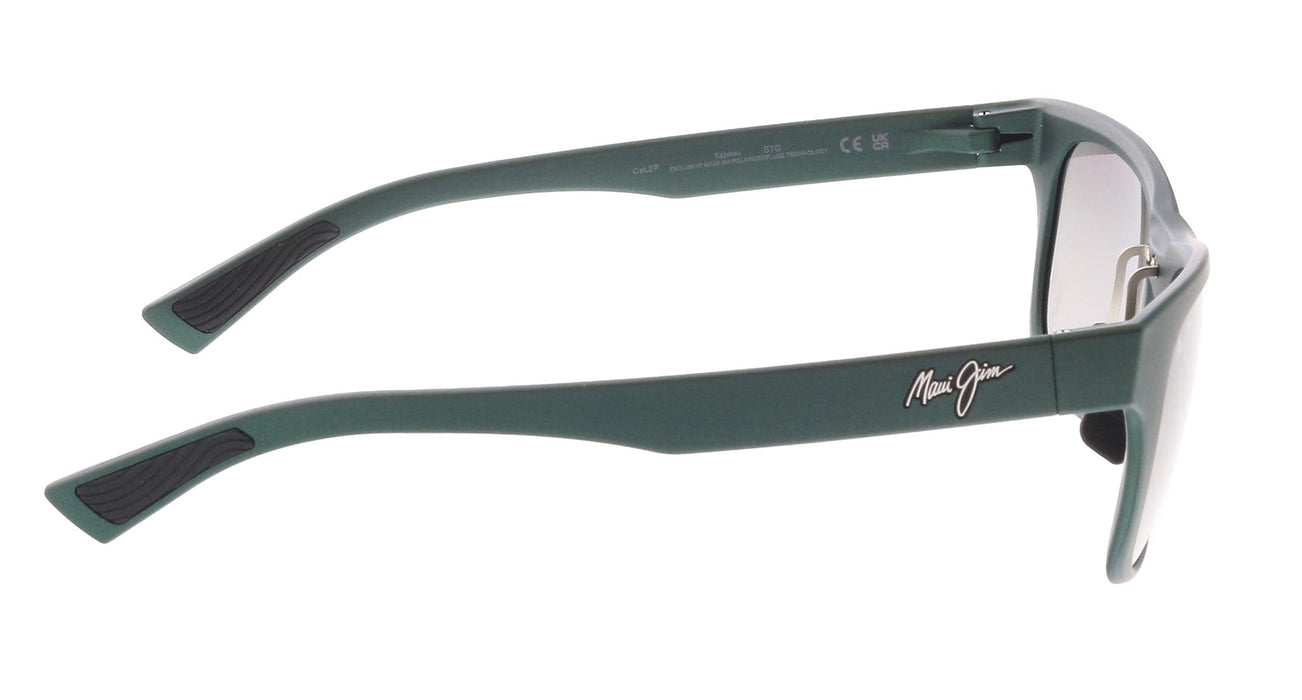 Maui Jim MJ0684S-003 Matte Green Adventure Sunglasses Polarized Grey Lenses