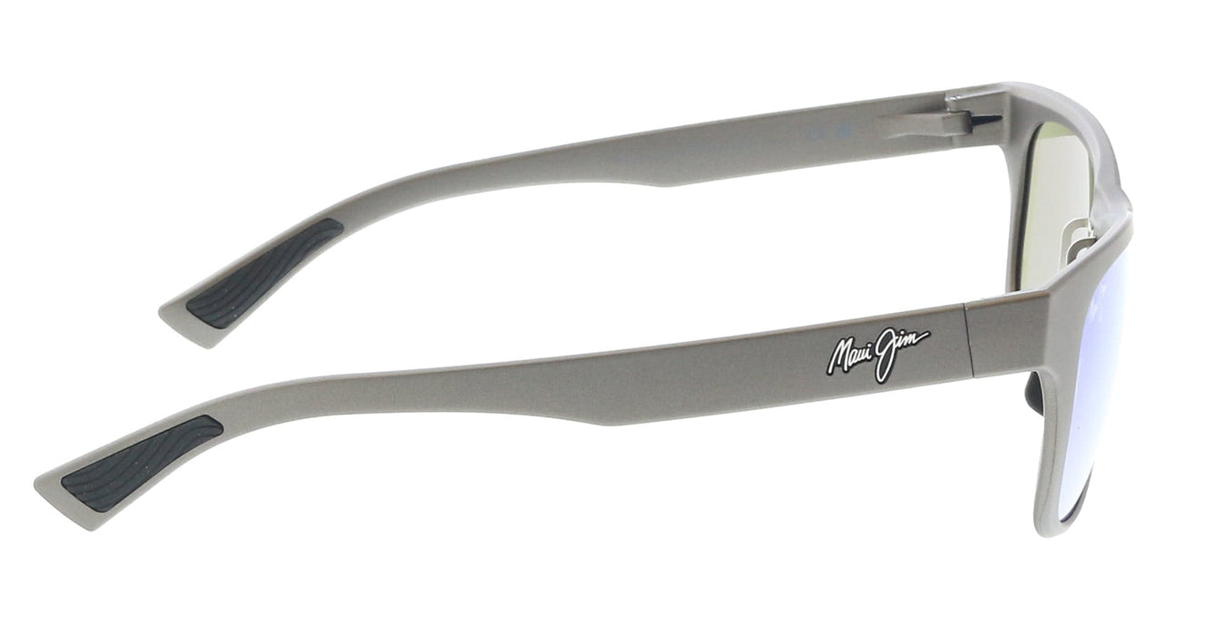 Maui Jim MJ0684S-004 Sleek Grey Marble Square BlueHawaii Polarized Glass