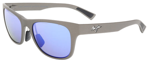 Maui Jim MJ0684S-004 Sleek Grey Marble Square BlueHawaii Polarized Glass