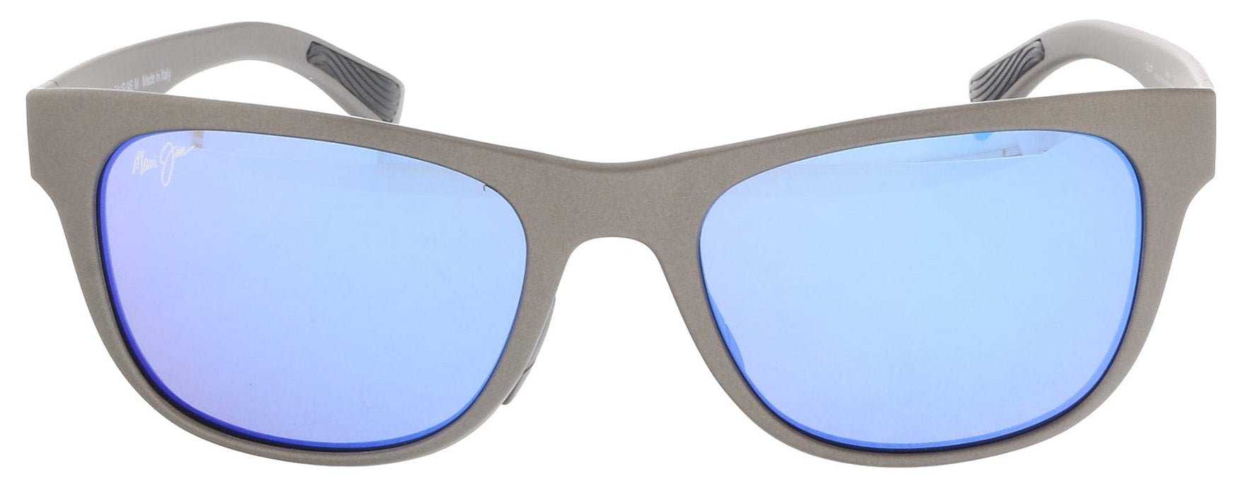 Maui Jim MJ0684S-004 Sleek Grey Marble Square BlueHawaii Polarized Glass