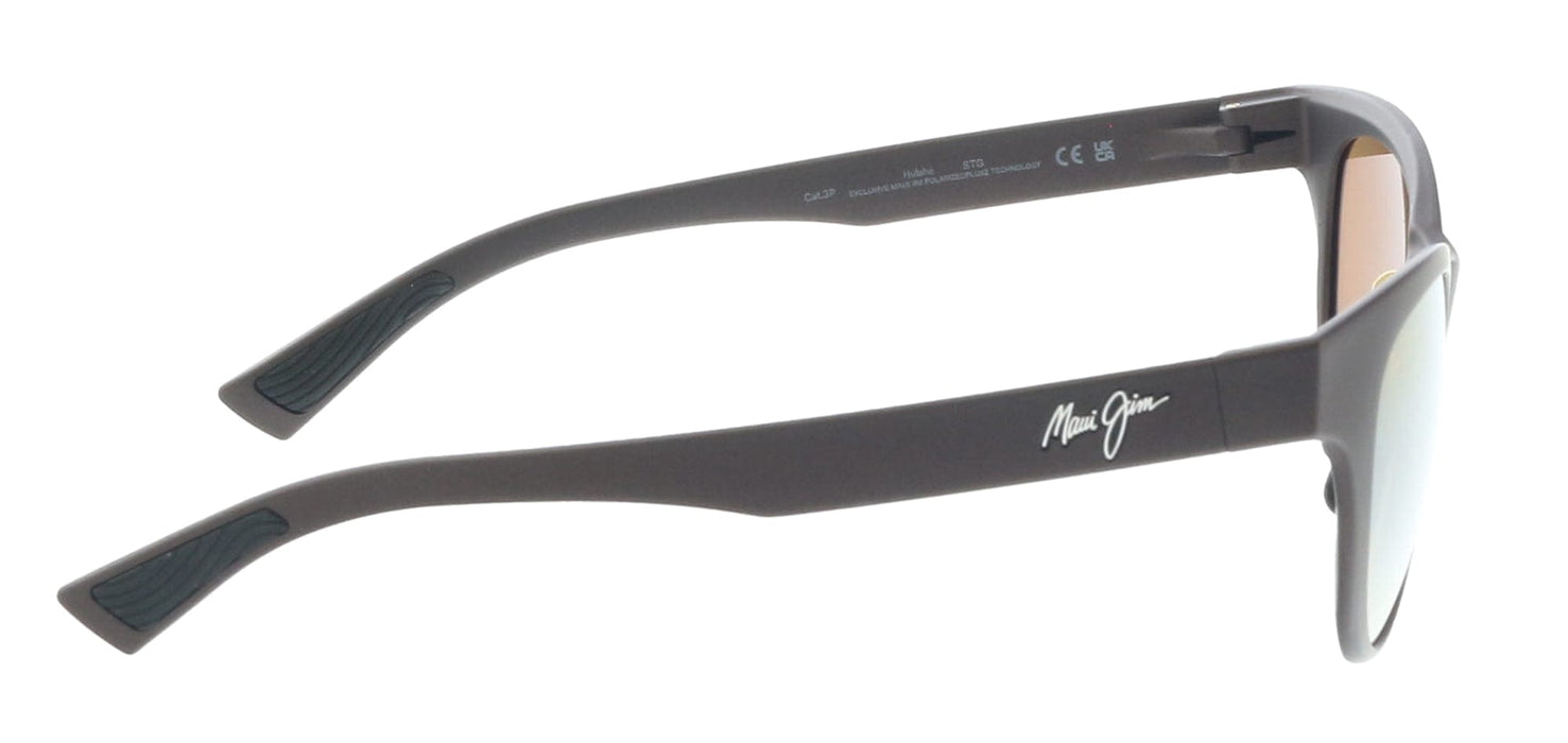 Maui Jim MJ0685S-002 Sleek Matte Brown Cat-Eye Bronze Polarized SuperThin