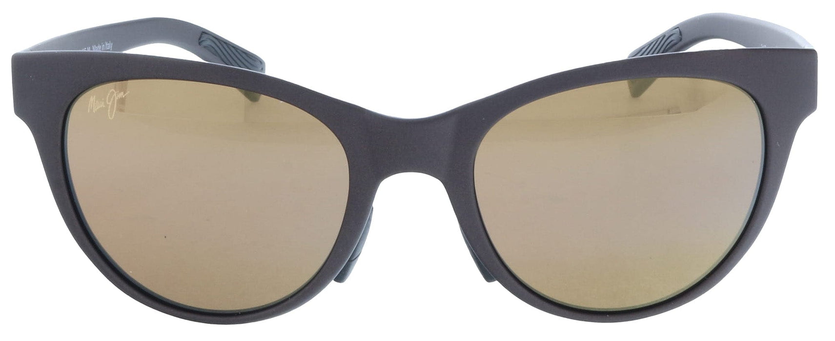 Maui Jim MJ0685S-002 Sleek Matte Brown Cat-Eye Bronze Polarized SuperThin
