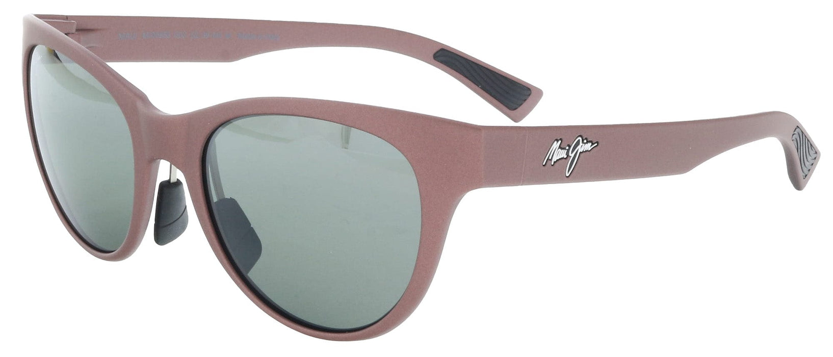 Maui Jim MJ0685S-003 Matte Dark Rose Cat-Eye Sunglasses Neutral Grey