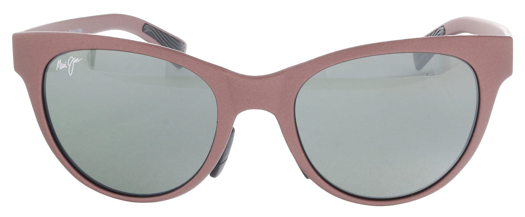 Maui Jim MJ0685S-003 Matte Dark Rose Cat-Eye Sunglasses Neutral Grey