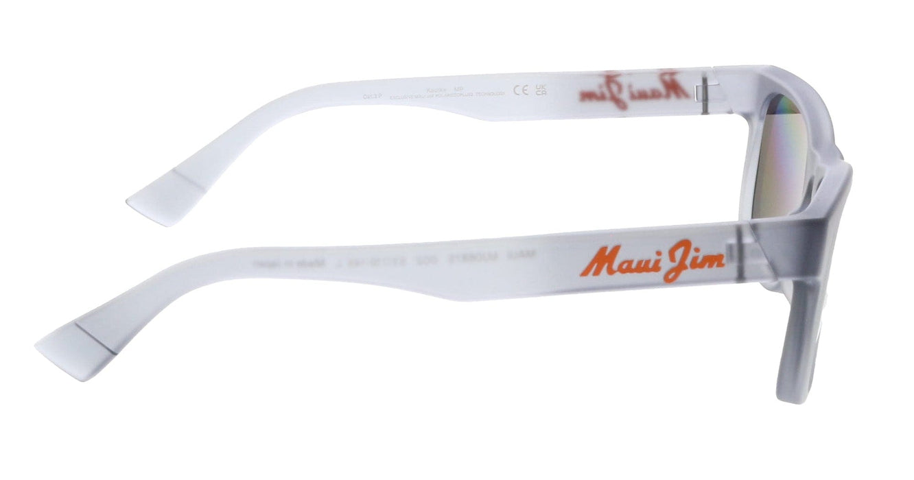 Maui Jim MJ0687S-002 Sleek Transparent Grey Square Sunglasses Grey Gradient