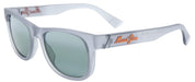 Maui Jim MJ0687S-002 Sleek Transparent Grey Square Sunglasses Grey Gradient