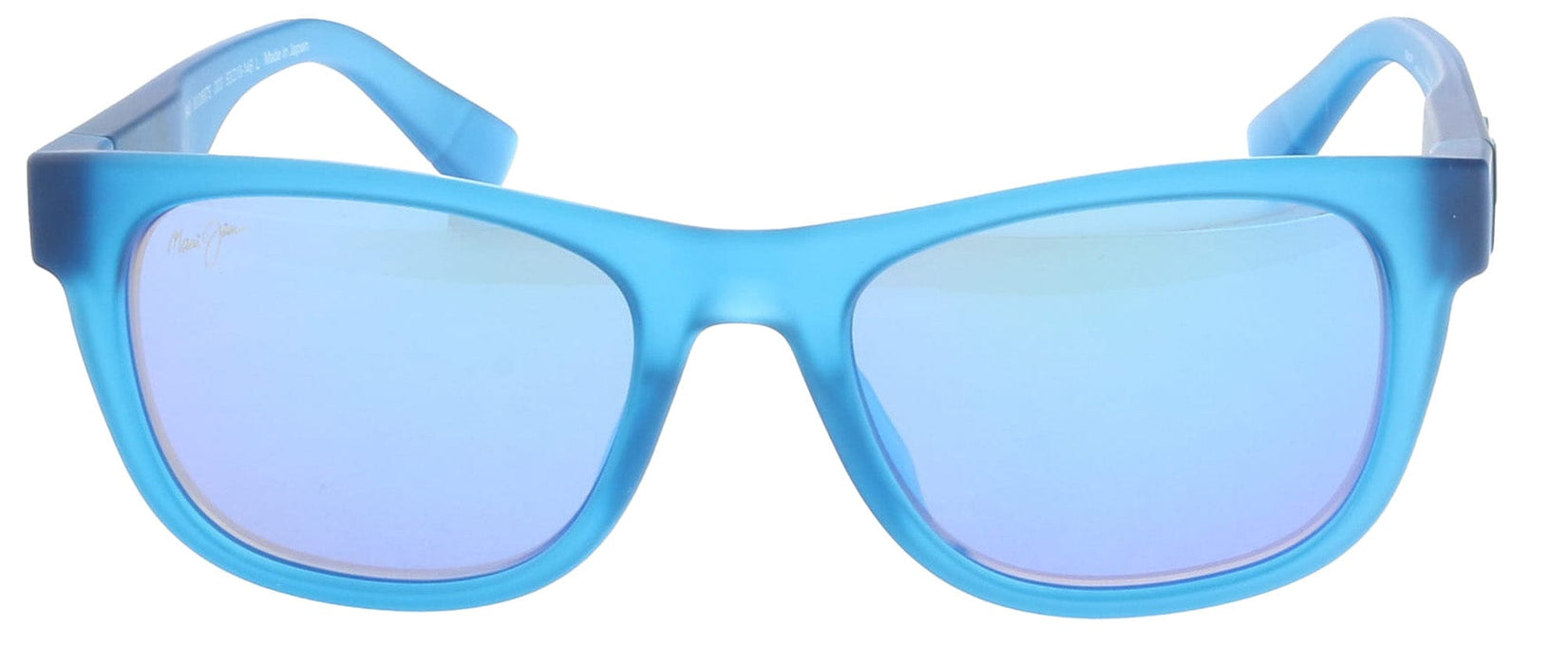 Maui Jim MJ0687S-003 Vibrant Teal Square Sunglasses Blue Mirror Polarized