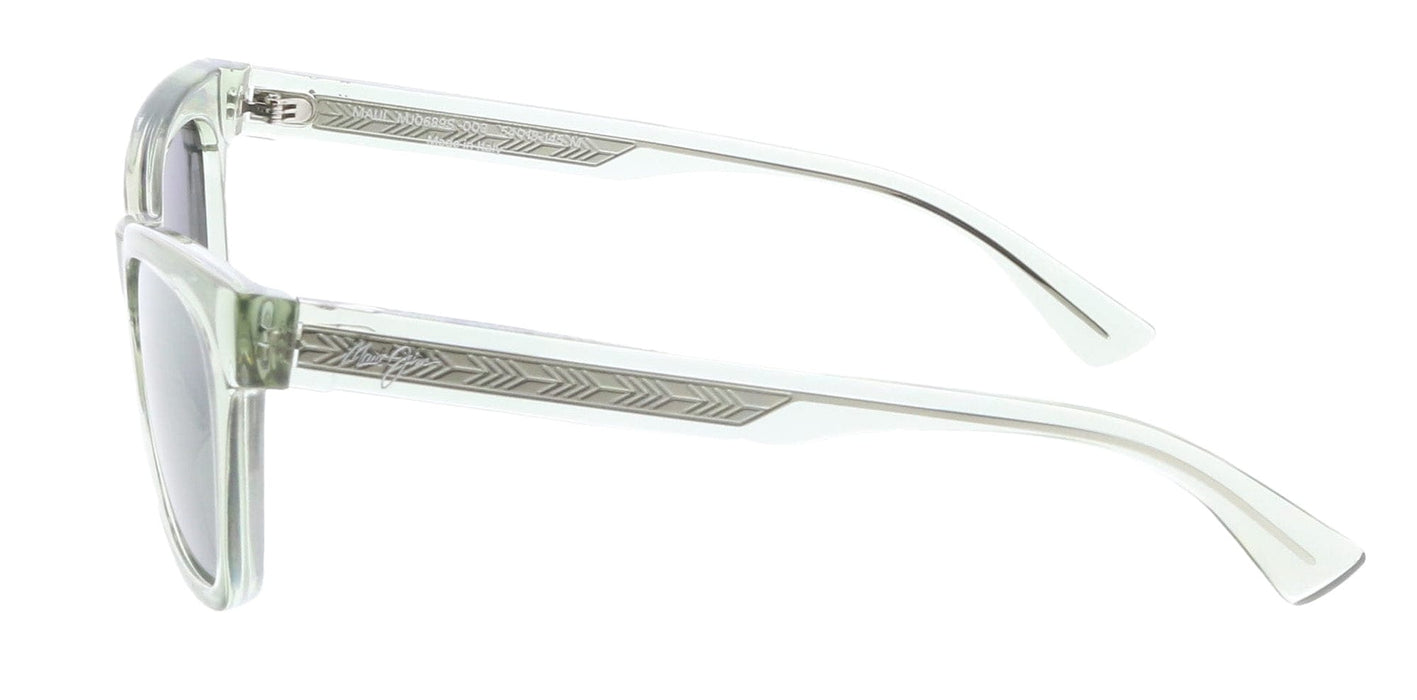 Maui Jim MJ0689S-003 Elegant Sage Green Cat-Eye Sunglasses Grey Polarized