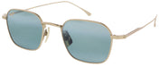 Maui Jim MJ0690S-001 Refined Square Titanium Sunglasses in Matte Light Gold