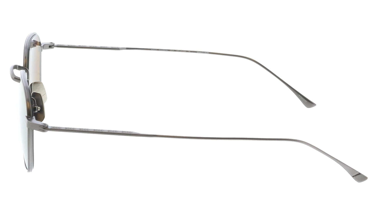 Maui Jim MJ0690S-002 Gunmetal Titanium Square Sunglasses Brown Polarized