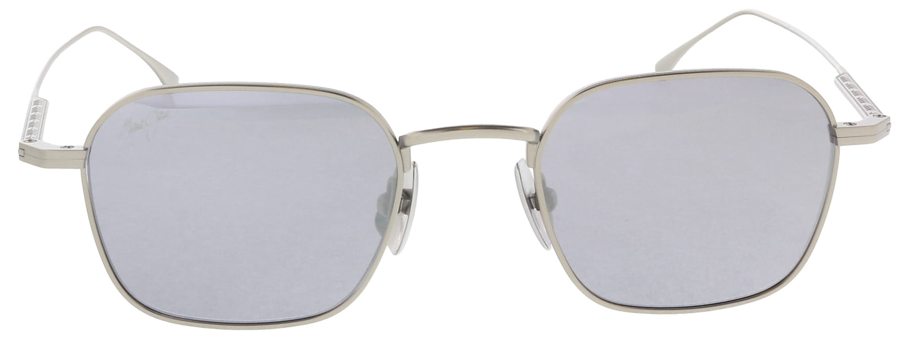 Maui Jim MJ0690S-003 Refined Silver Titanium Square Sunglasses Silver