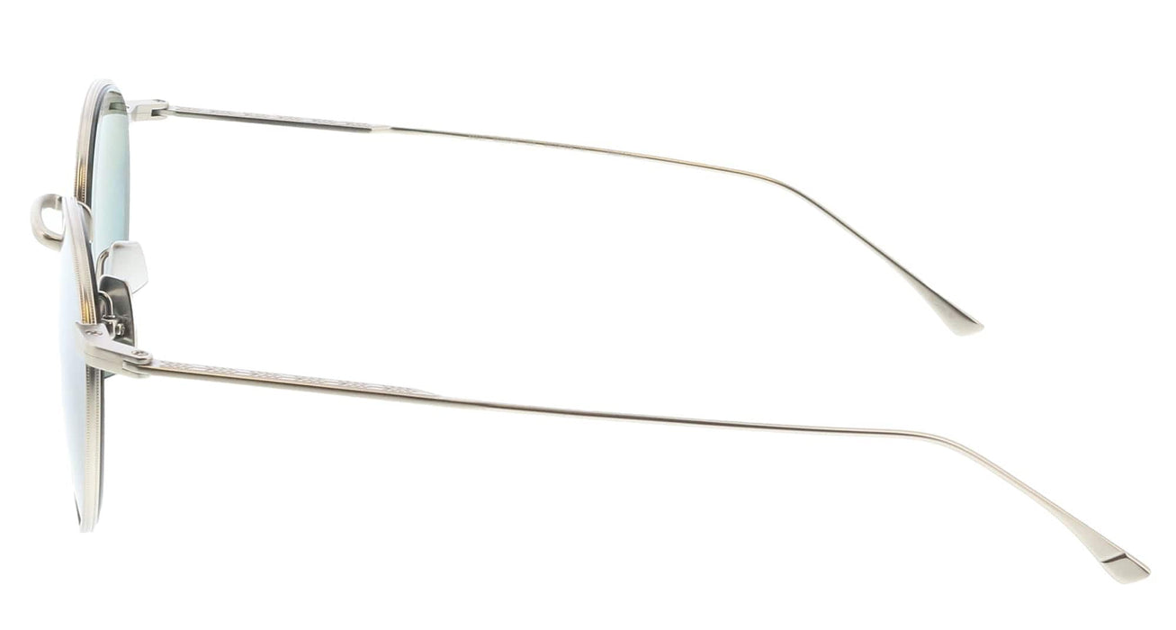 Maui Jim MJ0691S-001 Timeless Silver Round Titanium Sunglasses Grey Mirror