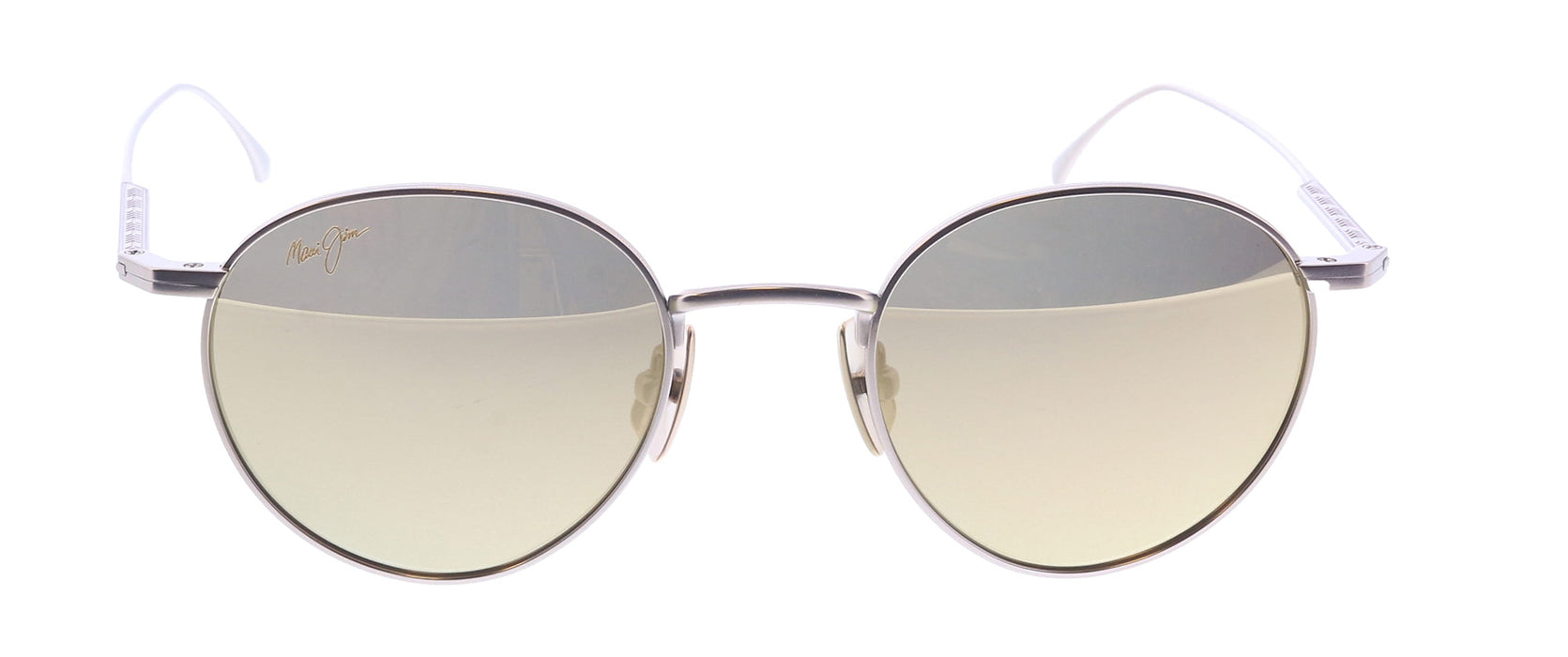 Maui Jim MJ0691S-003 Matte Bronze Round Titanium Sunglasses Hawaii Glow