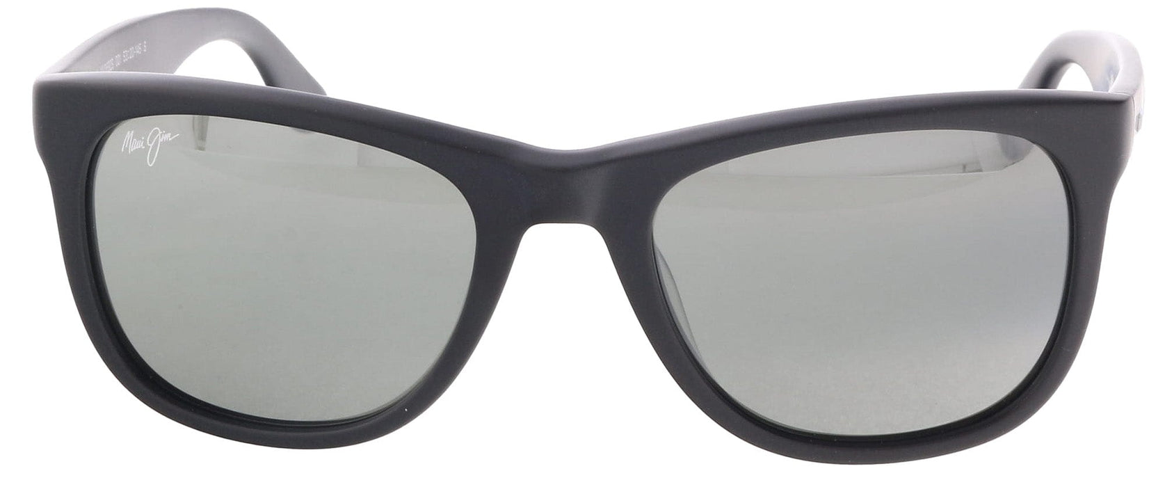 Maui Jim MJ0692S-001 Classic Matte Black Square Sunglasses Grey Polarized