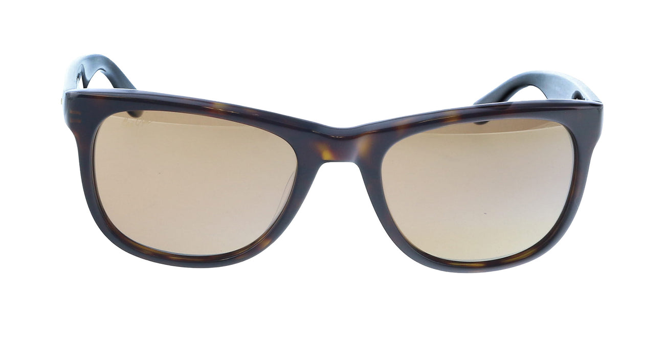 Maui Jim MJ0692S-002 Shiny Dark Havana Square Acetate Sunglasses Bronze