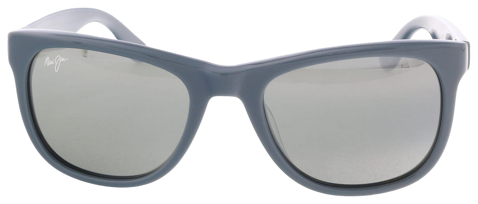 Maui Jim MJ0692S-004 Glossy Blue Square Acetate Sunglasses Grey Bi-Gradient