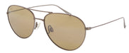 Maui Jim MJ0885S-003 Matte Sepia Titanium Aviator Sunglasses Warm Bronze