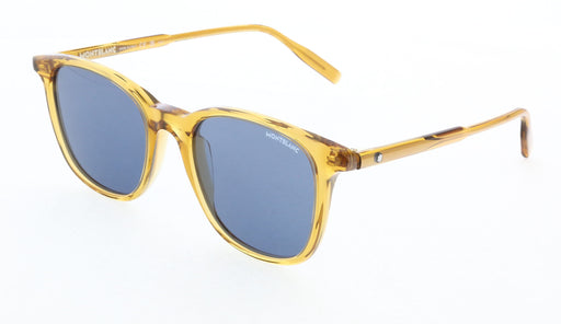 Montblanc MB0006S-004 Classic Amber Acetate Sunglasses