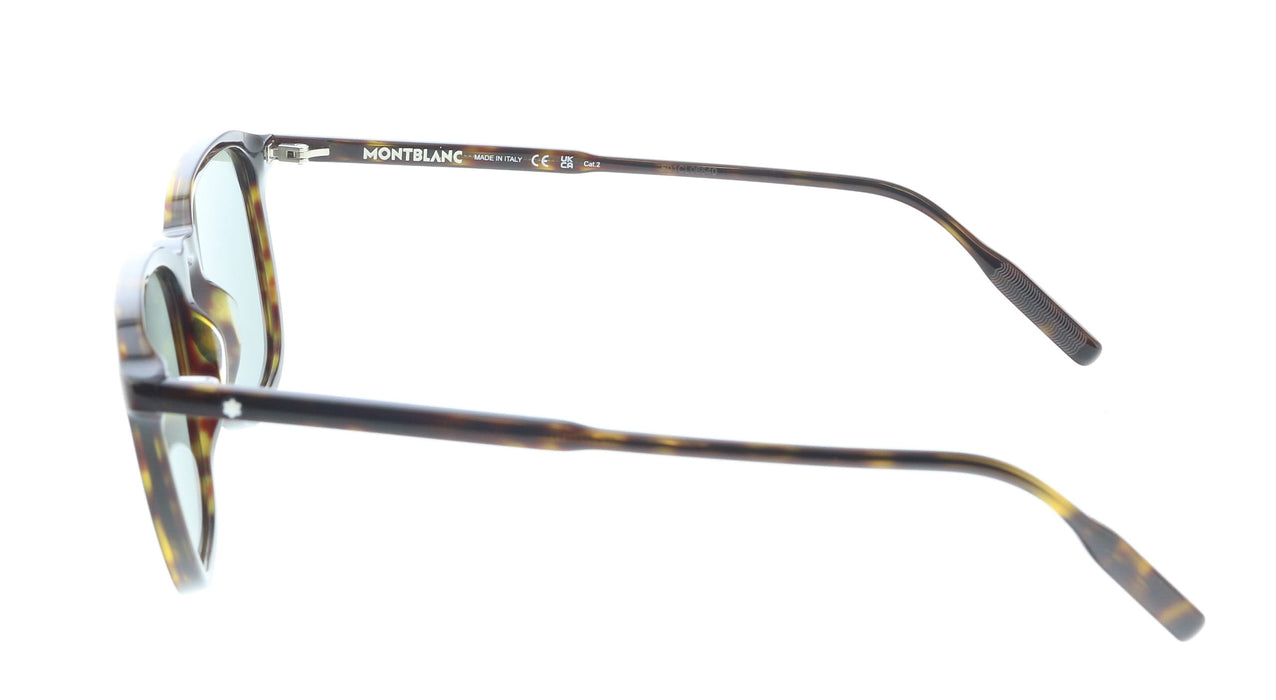 Montblanc MB0082S-002 Tortoiseshell Pantos Sunglasses Timeless Style