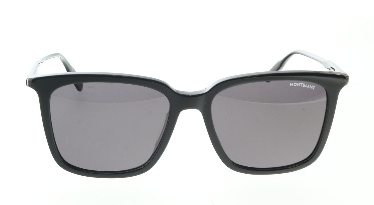 Montblanc MB0084SK-001  Black Square Frame Sunglasses Timeless Luxury Eyewear