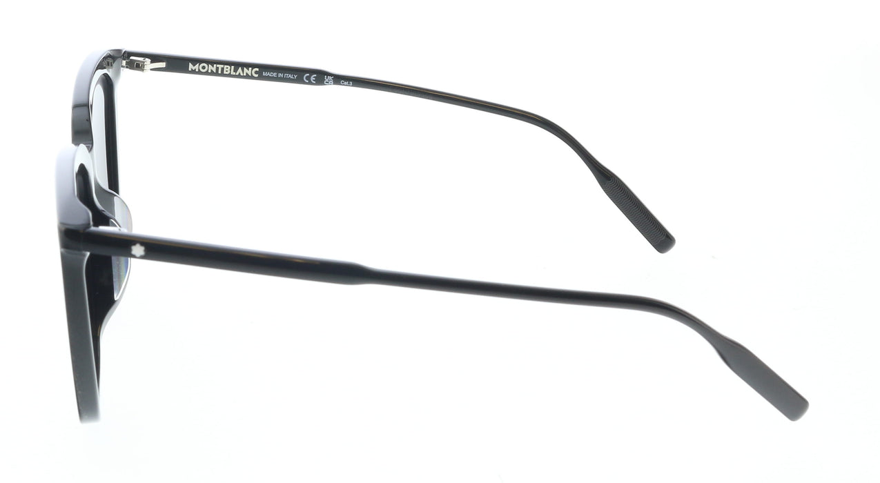 Montblanc MB0084SK-001  Black Square Frame Sunglasses Timeless Luxury Eyewear