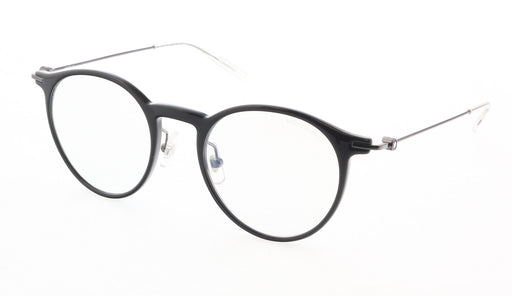 Montblanc MB0097S-008 Round Eyewear with Interchangeable Blue Lenses
