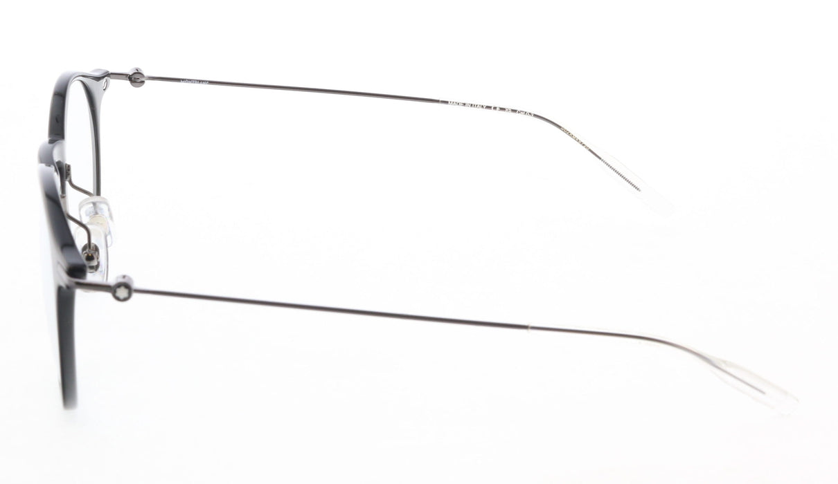 Montblanc MB0097S-008 Round Eyewear with Interchangeable Blue Lenses