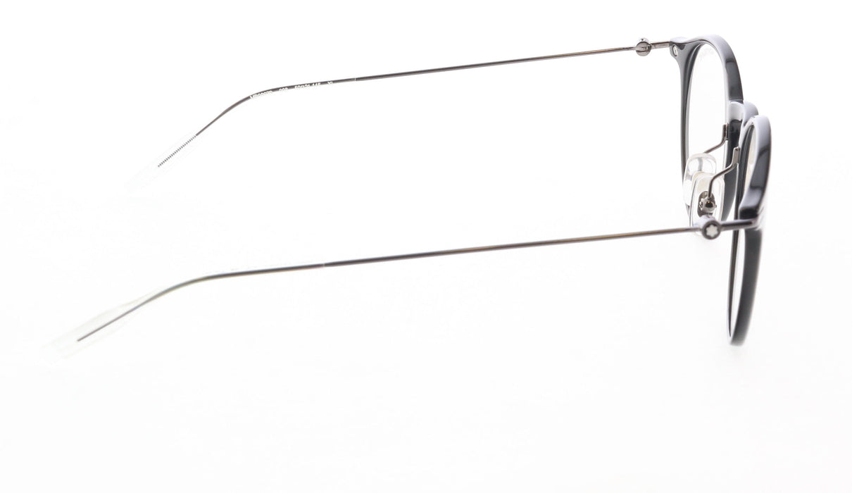 Montblanc MB0097S-008 Round Eyewear with Interchangeable Blue Lenses