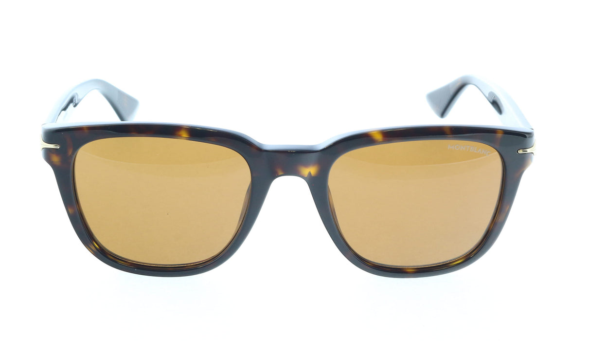 Montblanc MB0302S-012 Havana Brown Sunglasses Iconic Elegance