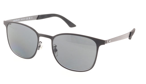 Montblanc MB0331S-001 Sleek Matte Black Sunglasses Minimalist Style