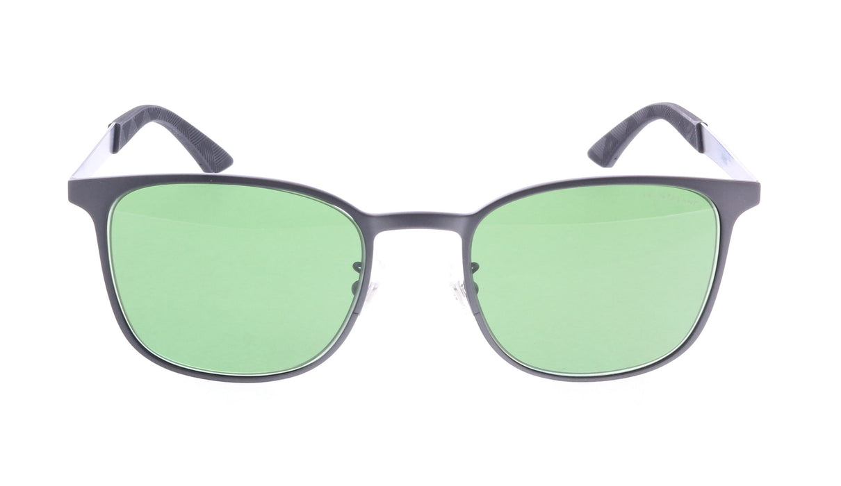 Montblanc MB0331S-002 Matte Black Modern Rectangular Sunglasses