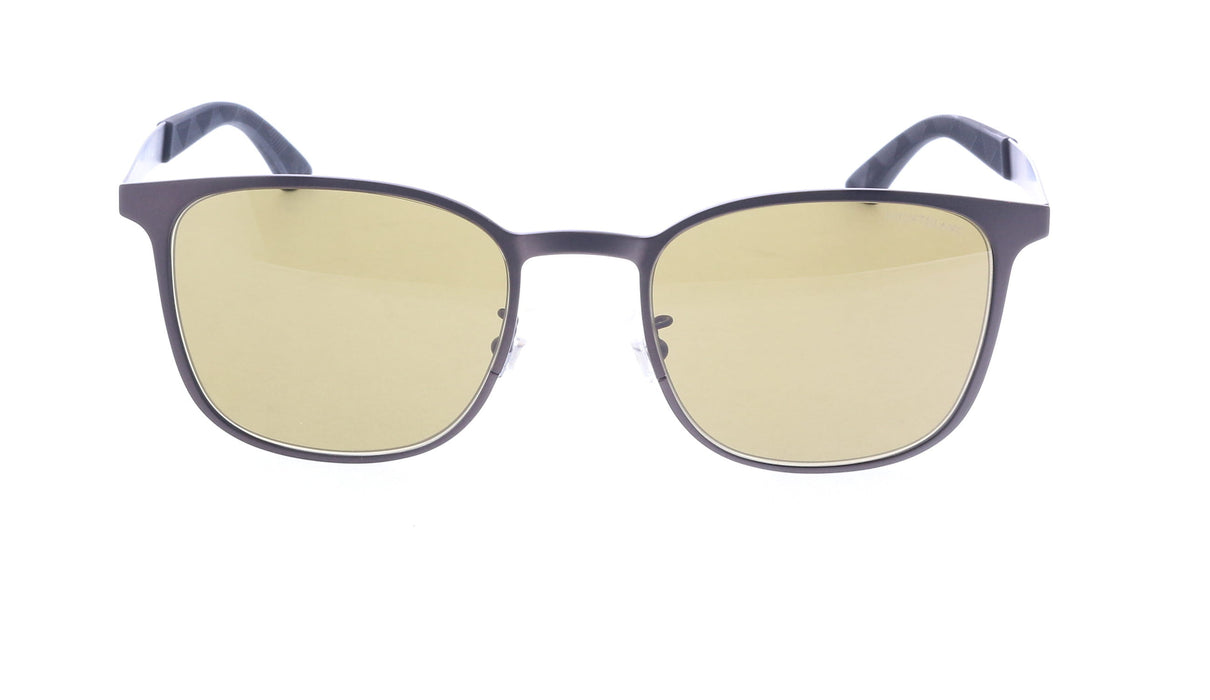 Montblanc MB0331S-003  Menâ€™s Matte Brown Pilot Sunglasses