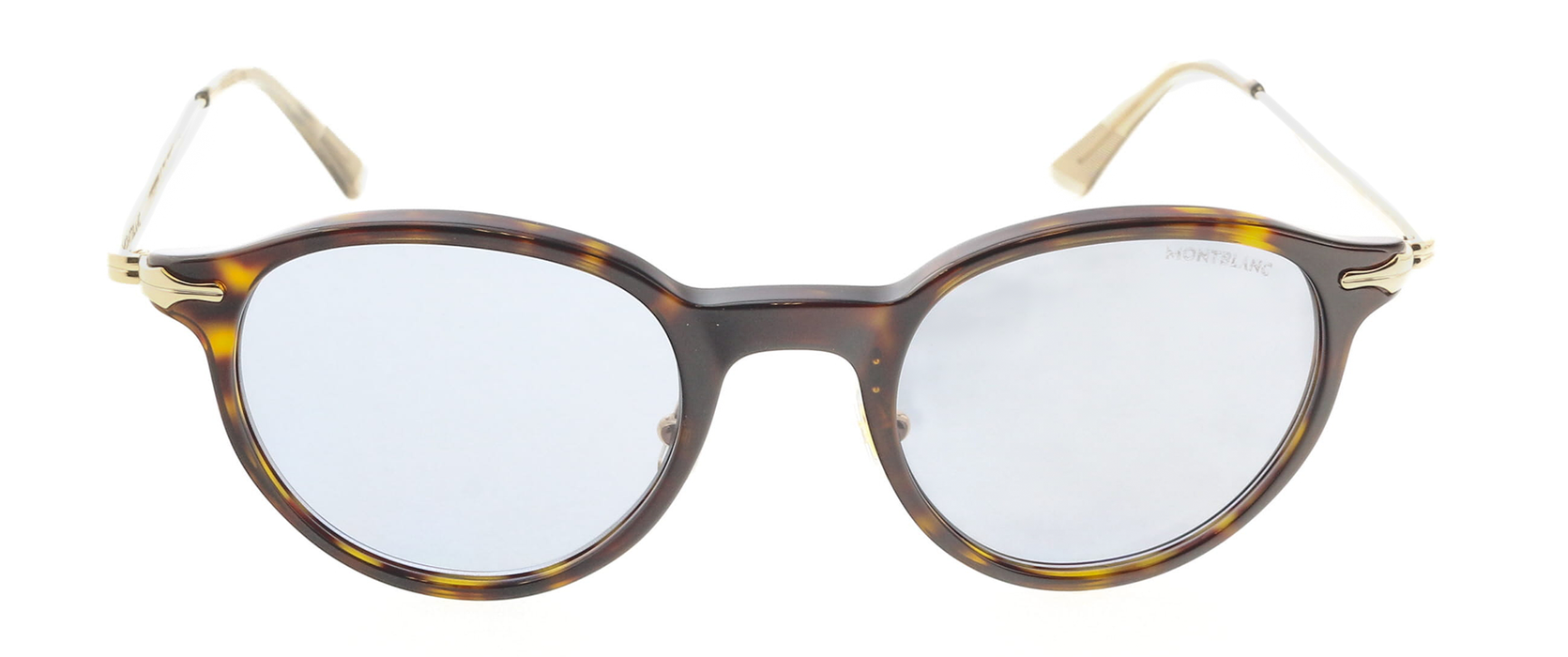 Montblanc MB0362S-002 Tortoise & Gold Sunglasses Violet Lens Cool Style