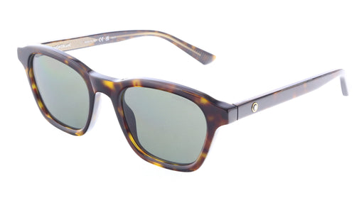 Montblanc MB0384S-002 Tortoise Square Sunglasses Classic Meets Trend