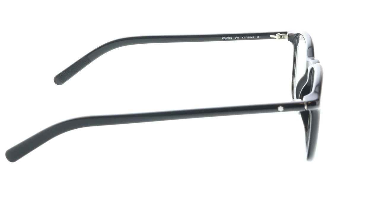 Montblanc MB0386S-001 Tortoise Square Sunglasses Timeless Style