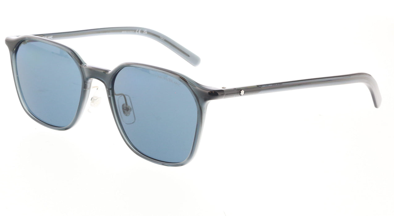 Montblanc MB0420SK-002 Grey Sunglasses Rounded Square Frames