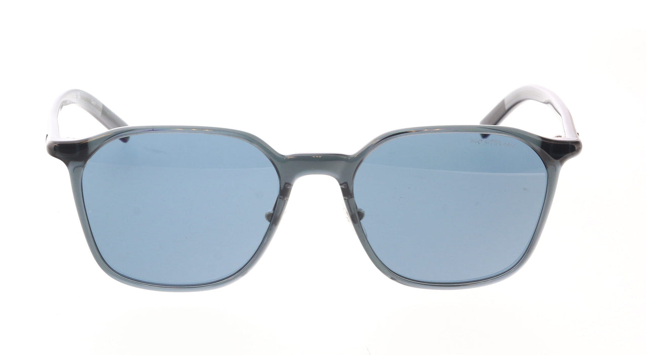 Montblanc MB0420SK-002 Grey Sunglasses Rounded Square Frames
