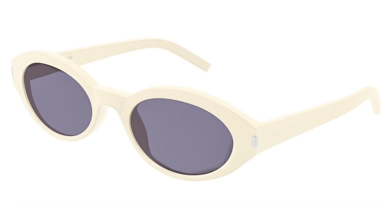 Saint Laurent SL 567-005 Ivory round Sunglasses