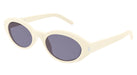Saint Laurent SL 567-005 Ivory round Sunglasses