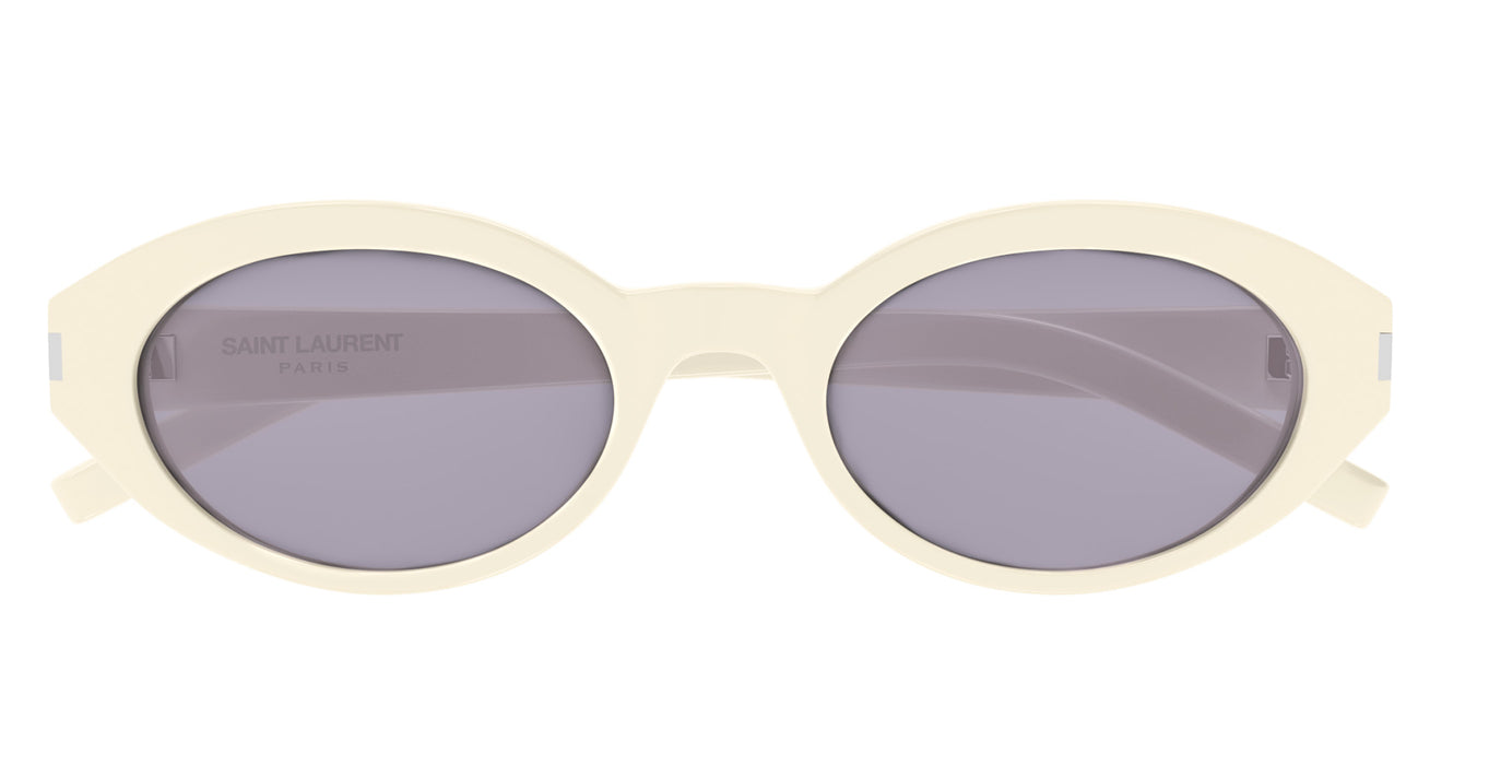 Saint Laurent SL 567-005 Ivory round Sunglasses