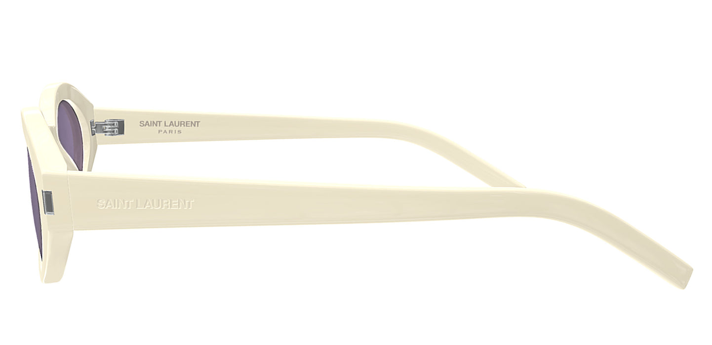 Saint Laurent SL 567-005 Ivory round Sunglasses