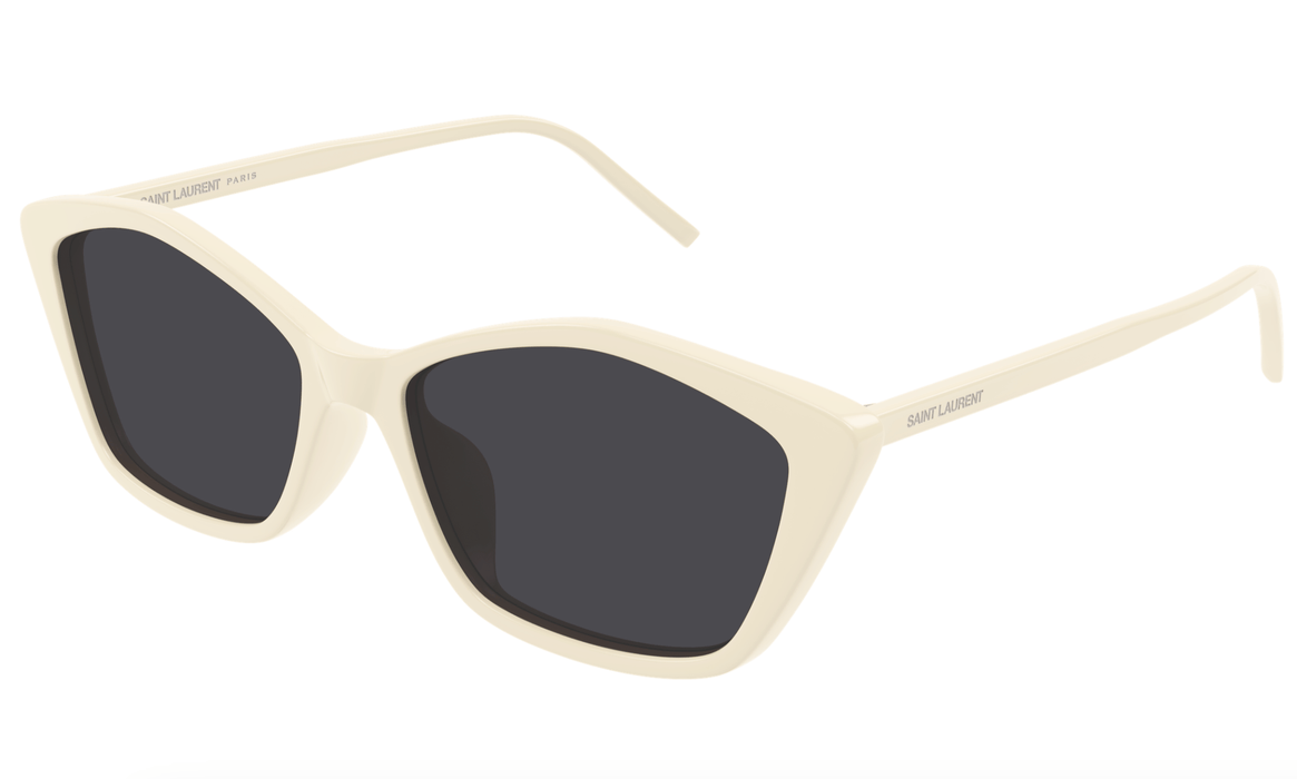 Saint Laurent SL 775-005 Modern Muse: Ivory Cat-Eye Sunglasses with Bold