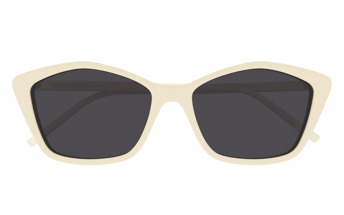 Saint Laurent SL 775-005 Modern Muse: Ivory Cat-Eye Sunglasses with Bold